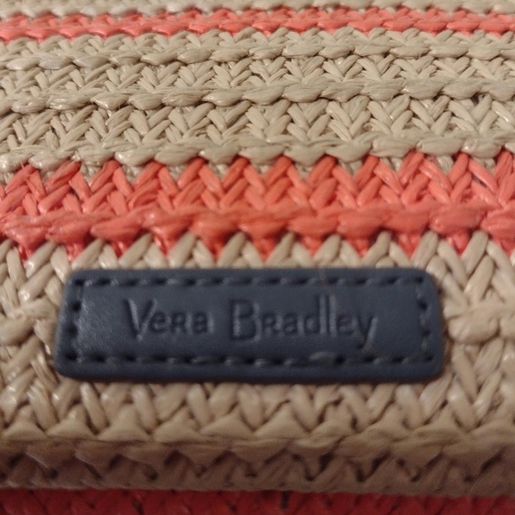 Vera Bradley straw wristlet - Picture 3 of 6